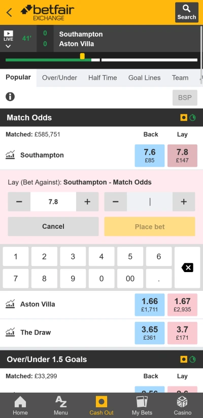 Betfair Feature 3